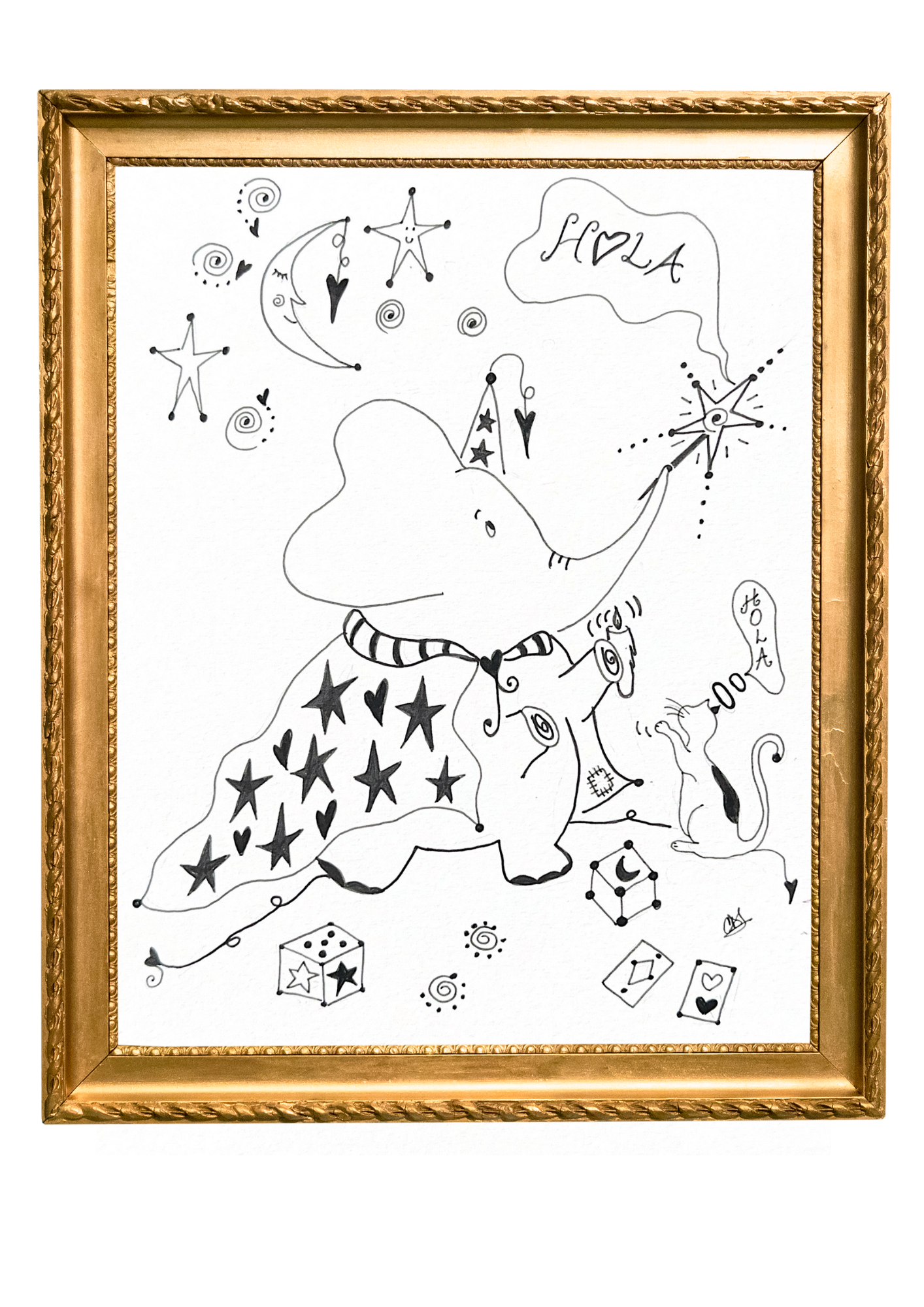 Ilustración Elefante Magia